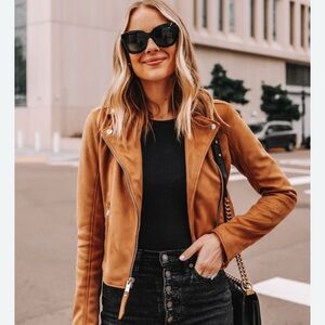 Ambercrombie Vegan Leather Jacket